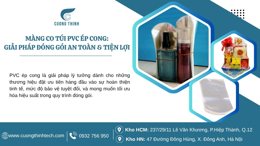 màng co pvc túi ép cong