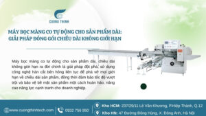 Máy Bọc Màng Co Tự Động Cho Sản Phẩm Dài