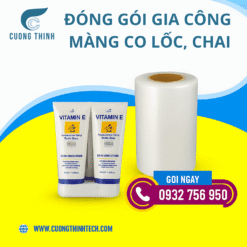 Dịch vụ gia công đóng gói màng co lốc, chai, tuýp, hộp