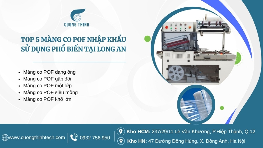 Màng co POF nhập khẩu Long An