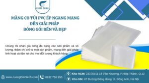 Màng co túi PVC ép ngang