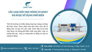 Máy bọc màng co khay đá tiện lợi và chuyên nghiệp cho cơ sở sản xuất nước đá