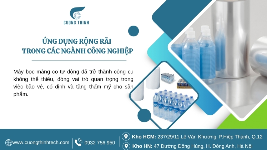 Máy bọc màng co tự động