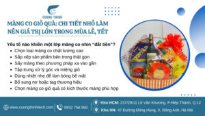 Màng co giỏ quà