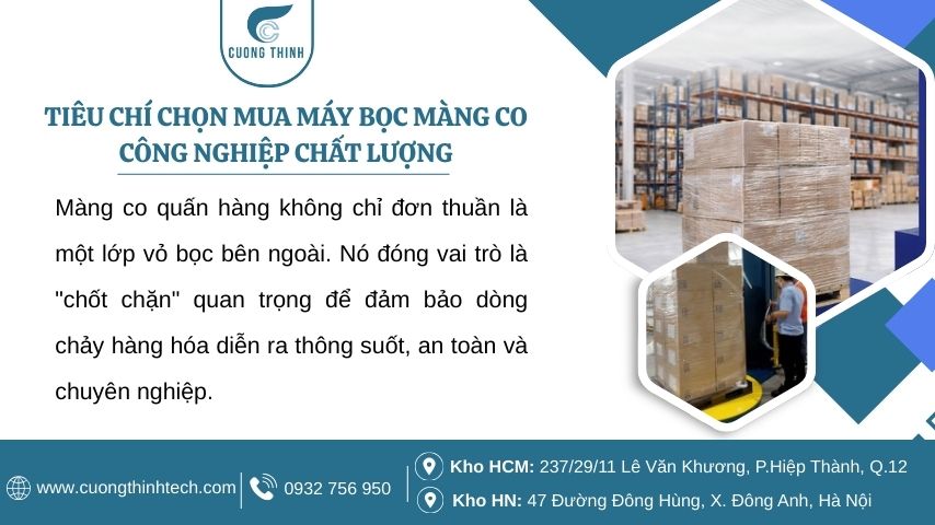 Lợi ích vượt trội khi sử dụng màng co quấn hàng