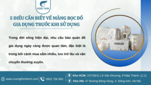 5 điều cần biết về màng bọc đồ gia dụng trước khi sử dụng