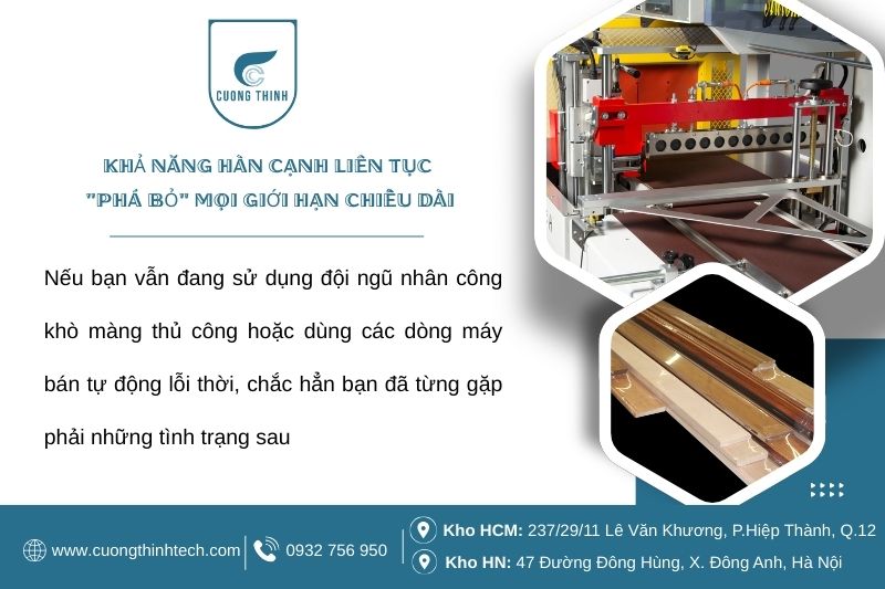 Máy Bọc Màng Co Tự Động HE-550 + Máy Co 5530 - Khả năng hàn cạnh liên tục - "Phá bỏ" mọi giới hạn chiều dài