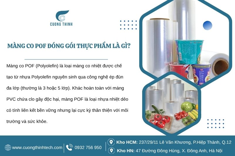 Màng co POF đóng gói thực phẩm là gì