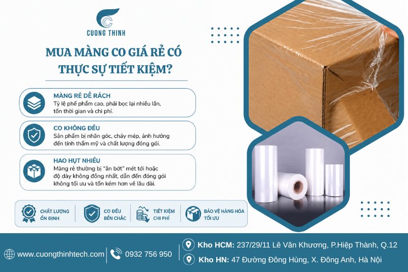 Mua màng co giá rẻ có thực sự tiết kiệm