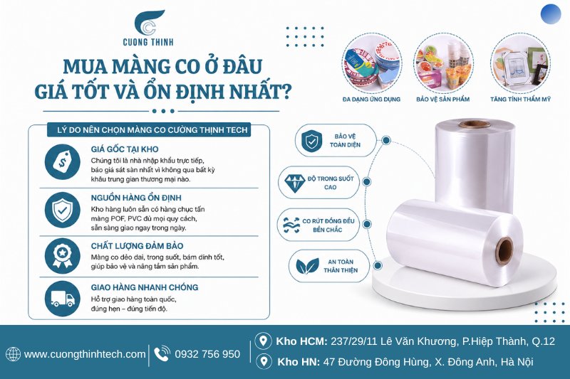 Mua màng co ở đâu giá tốt và ổn định nhất