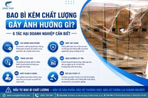 Bao bì kém chất lượng gây ảnh hưởng gì