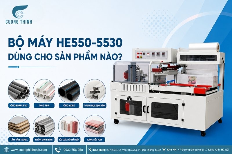 Bộ máy HE550-5530 dùng cho sản phẩm nào