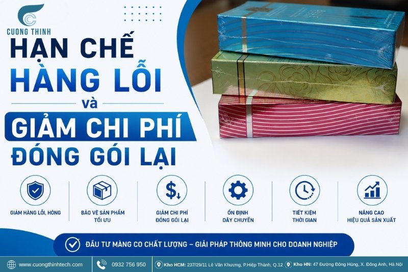 Hạn chế hàng lỗi và giảm chi phí đóng gói lại