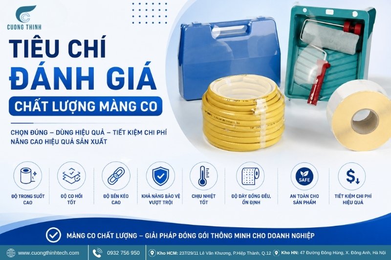 Tiêu chí đánh giá chất lượng màng co