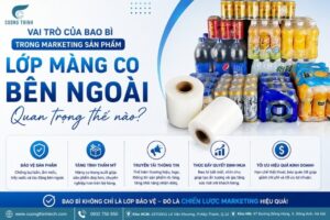 Vai trò của bao bì trong marketing sản phẩm_ Lớp màng co bên ngoài quan trọng thế nào