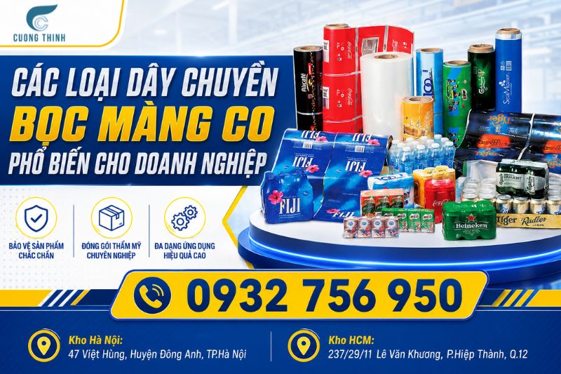 dây chuyền bọc màng co