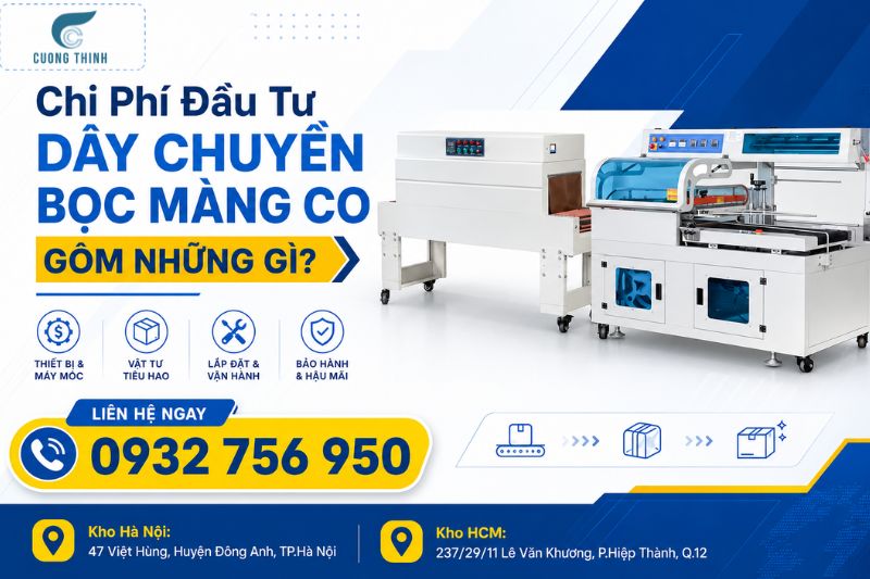 dây chuyền bọc màng co