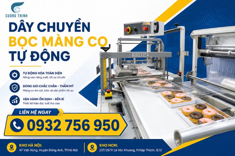dây chuyền bọc màng co
