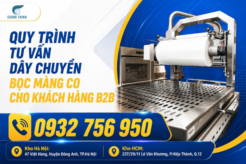 dây chuyền bọc màng co