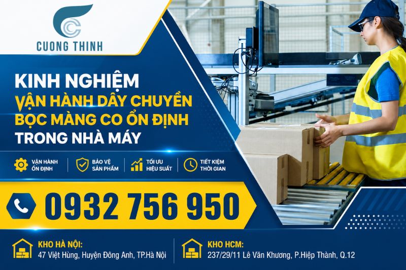 dây chuyền bọc màng co