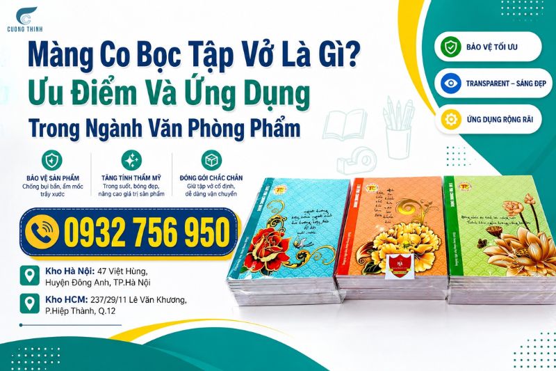 Màng co tập vở