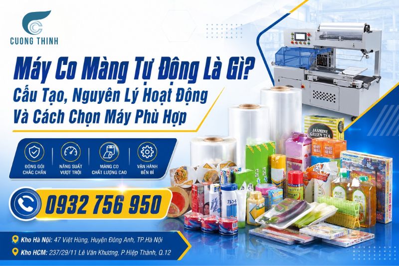 Máy co màng tự động