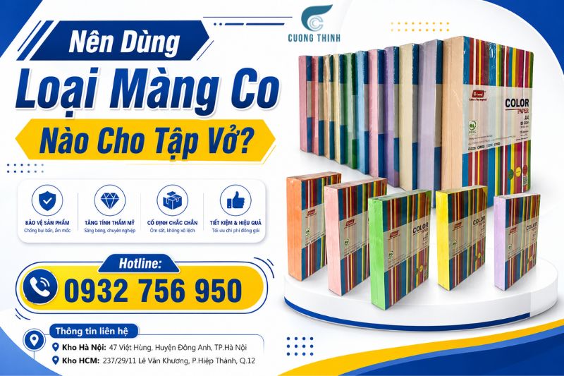 Màng co tập vở