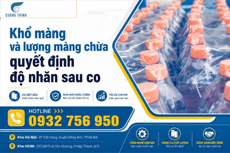 Các yếu tố ảnh hưởng đến chất lượng co màng
