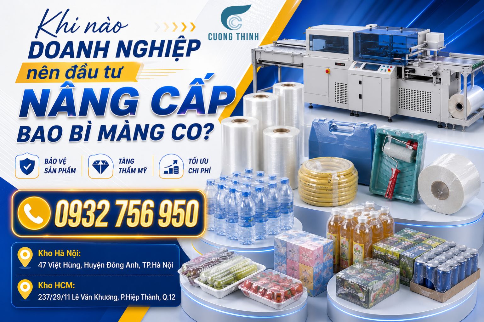 Những sai lầm khiến bao bì màng co làm giảm giá trị sản phẩm