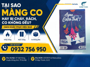 màng co bị cháy