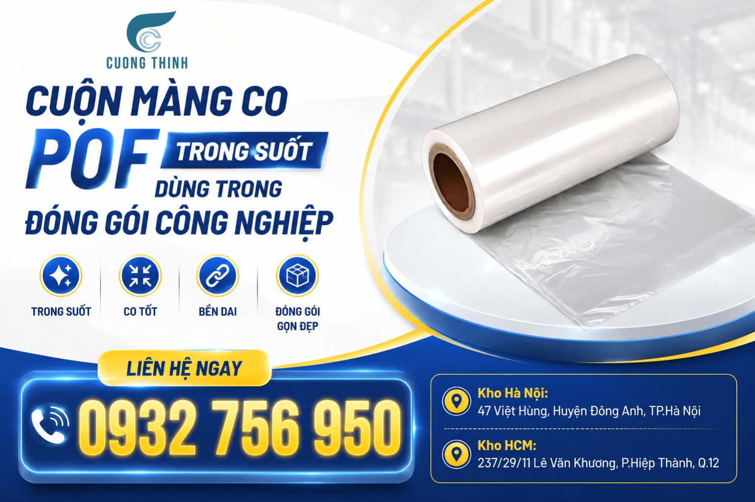 Các loại màng co POF