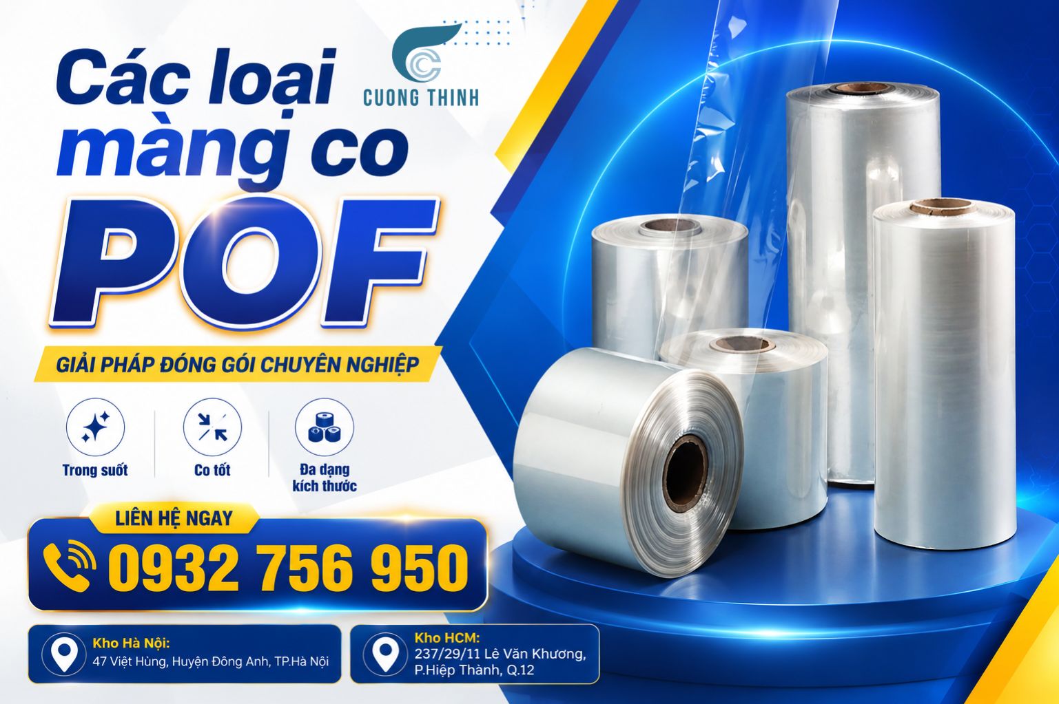 Ứng dụng thực tế của màng co POF