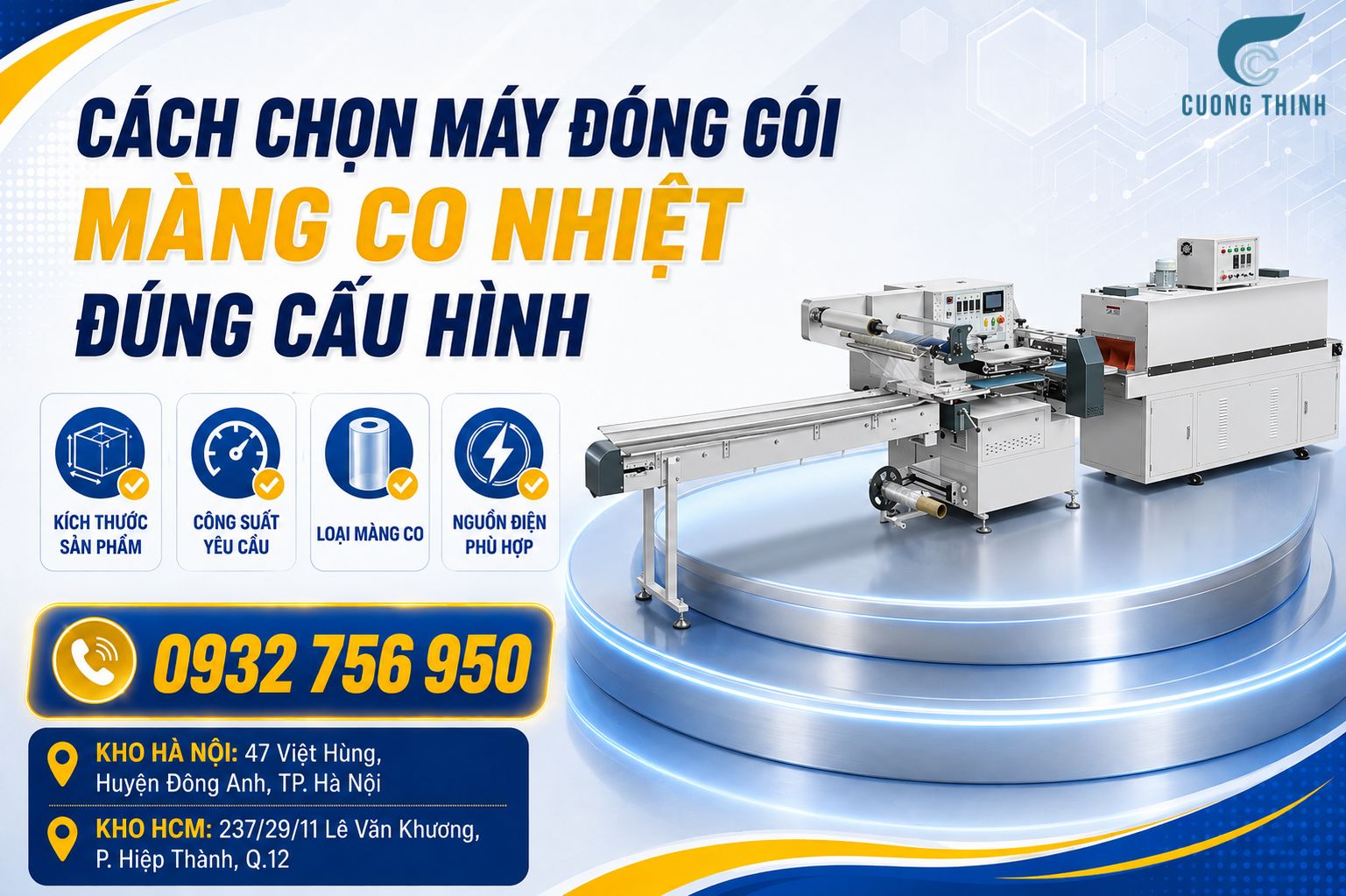 máy đóng gói màng co nhiệt