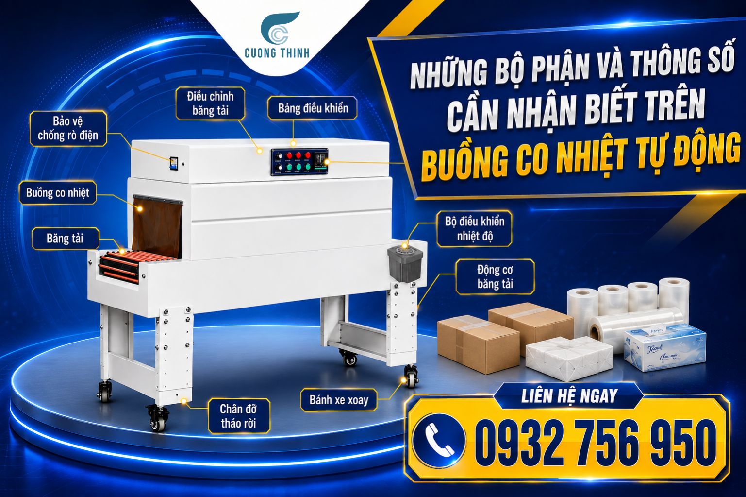 Những bộ phận và thông số cần nhận biết trên buồng co nhiệt tự động