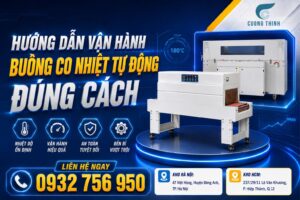 vận hành máy co màng