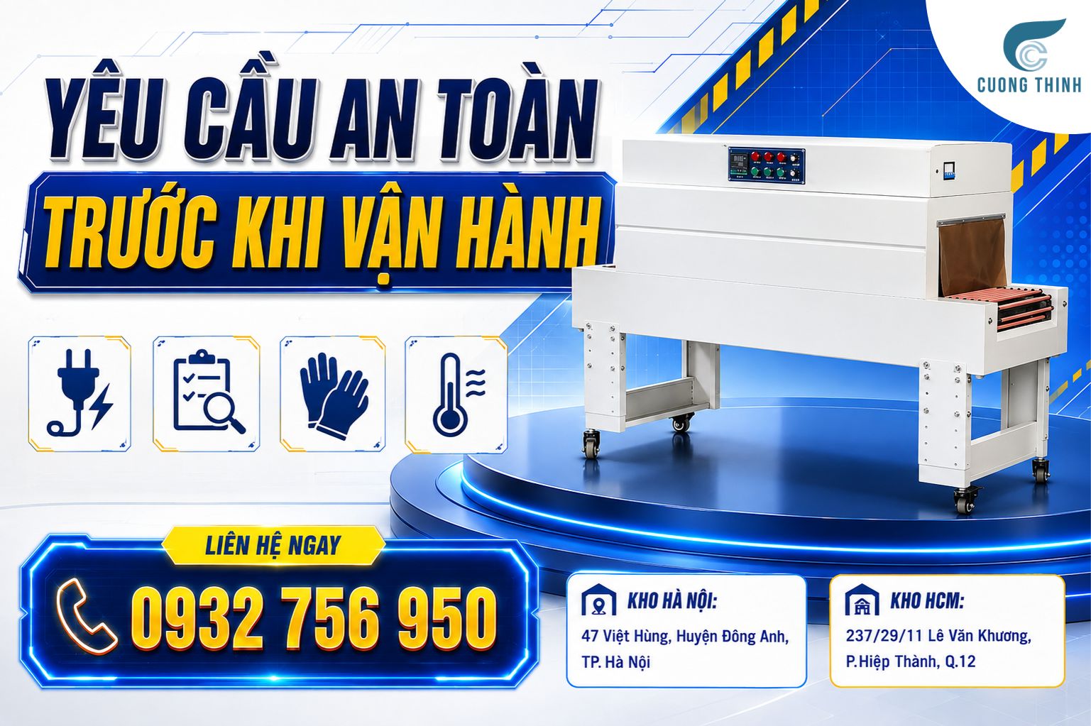 Yêu cầu an toàn trước khi vận hành