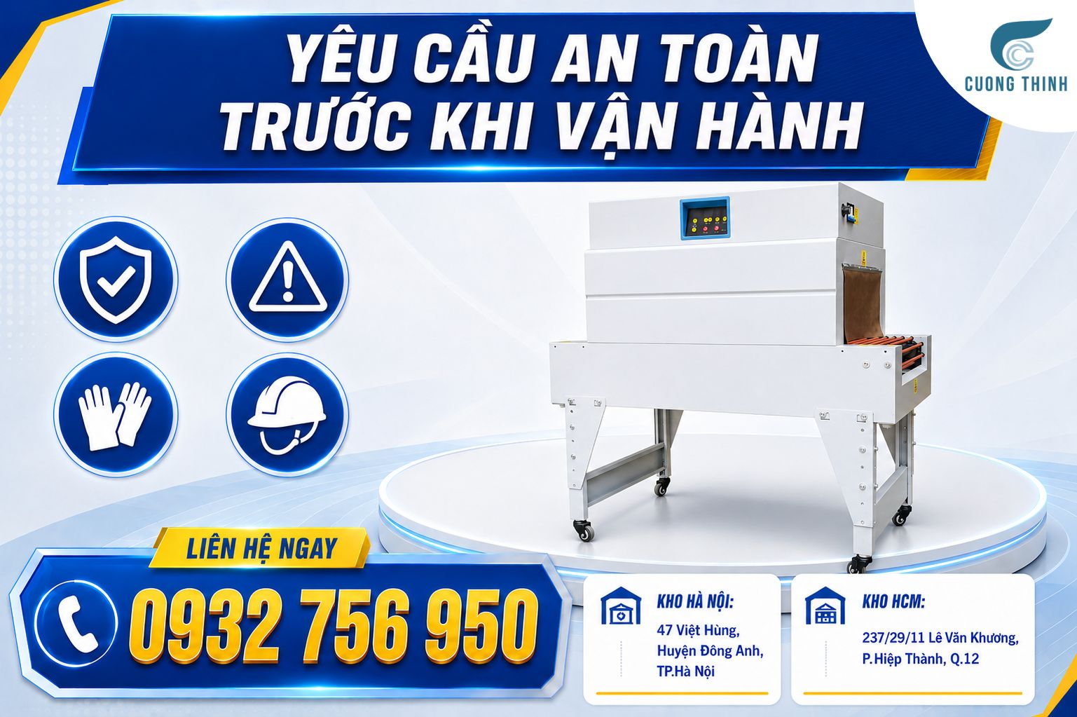 Yêu cầu an toàn trước khi vận hành