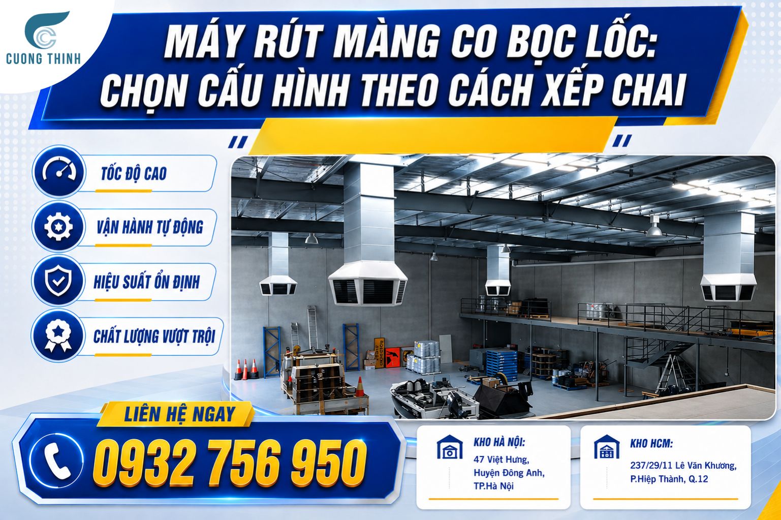 Bố trí buồng co nhiệt và khoảng thoáng thoát nhiệt trong xưởng