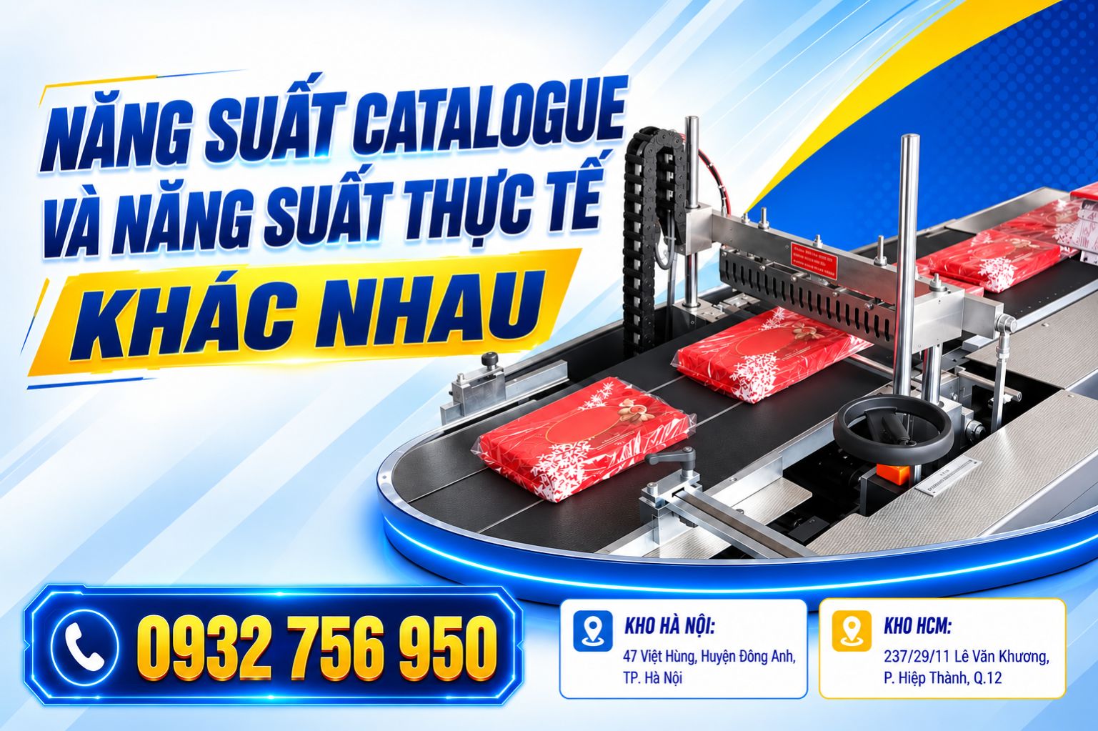 Năng suất catalogue và năng suất thực tế khác nhau