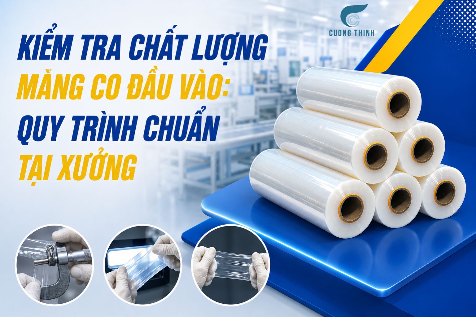 So sánh thành phẩm của lô màng mới với mẫu lưu của lô cũ
