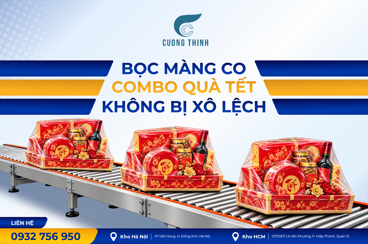 bọc màng co combo quà Tết