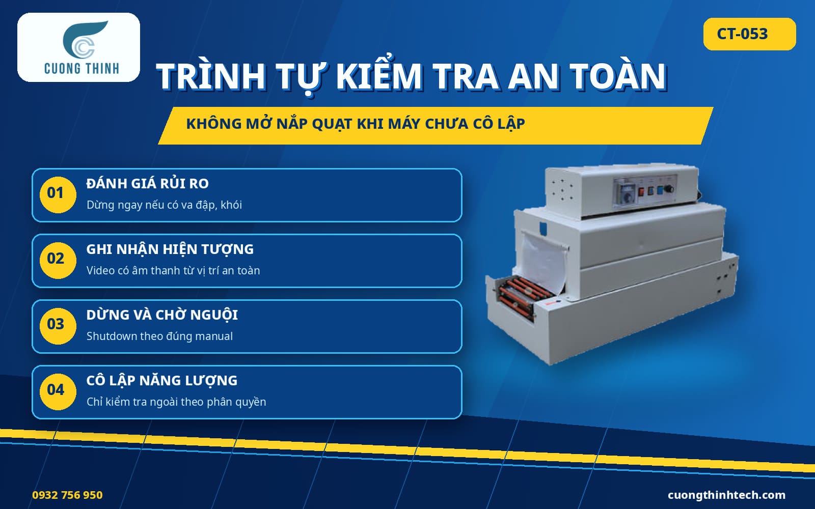 Quy trình kiểm tra theo thứ tự an toàn